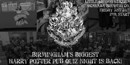 Harry Potter Pub Quiz Night