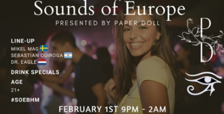 Sounds of Europe Paper Doll Bar