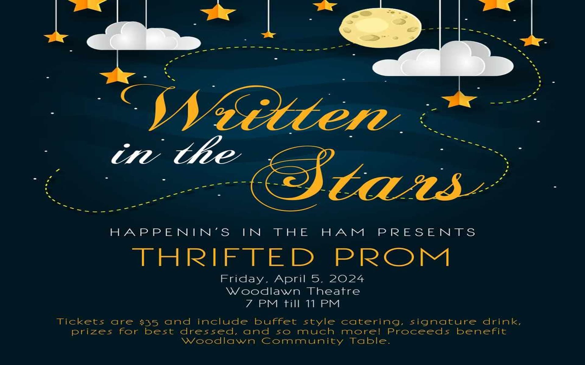 Thrifted Prom: Written in the Stars